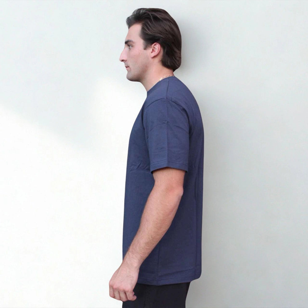 Blue MoneyLine Heavy T- Shirt
