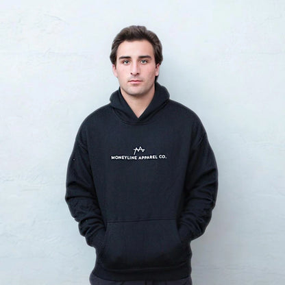 Gray MoneyLine Apparel Heavy Hoodie