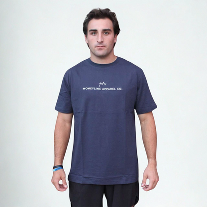 Grey MoneyLine Heavy T- Shirt