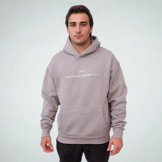 Gray MoneyLine Apparel Heavy Hoodie